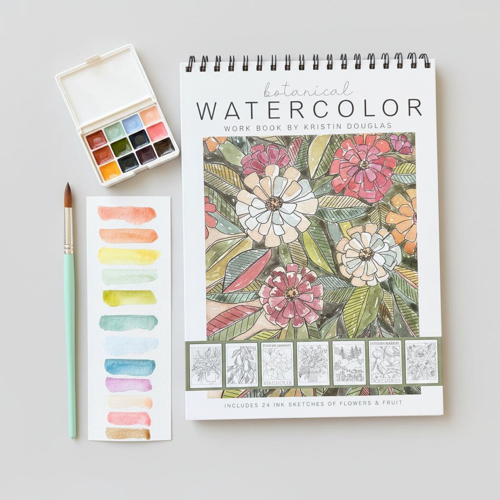 Botanical Watercolor Workbook
