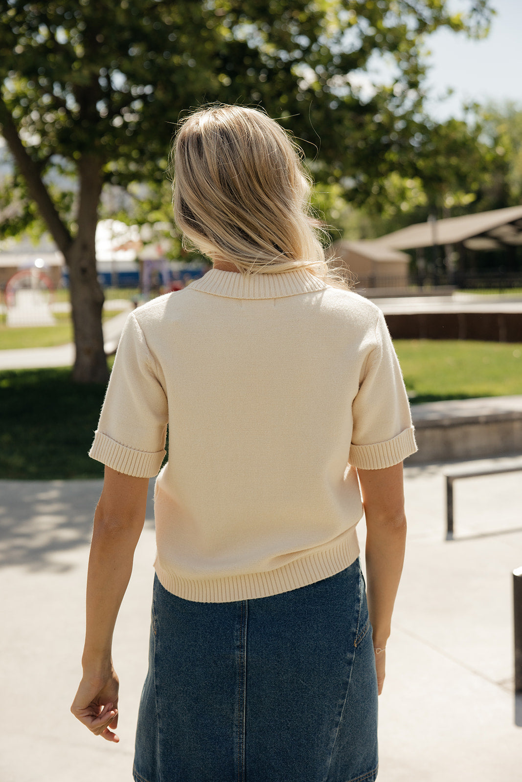 Edwards Cable Knit Blouse