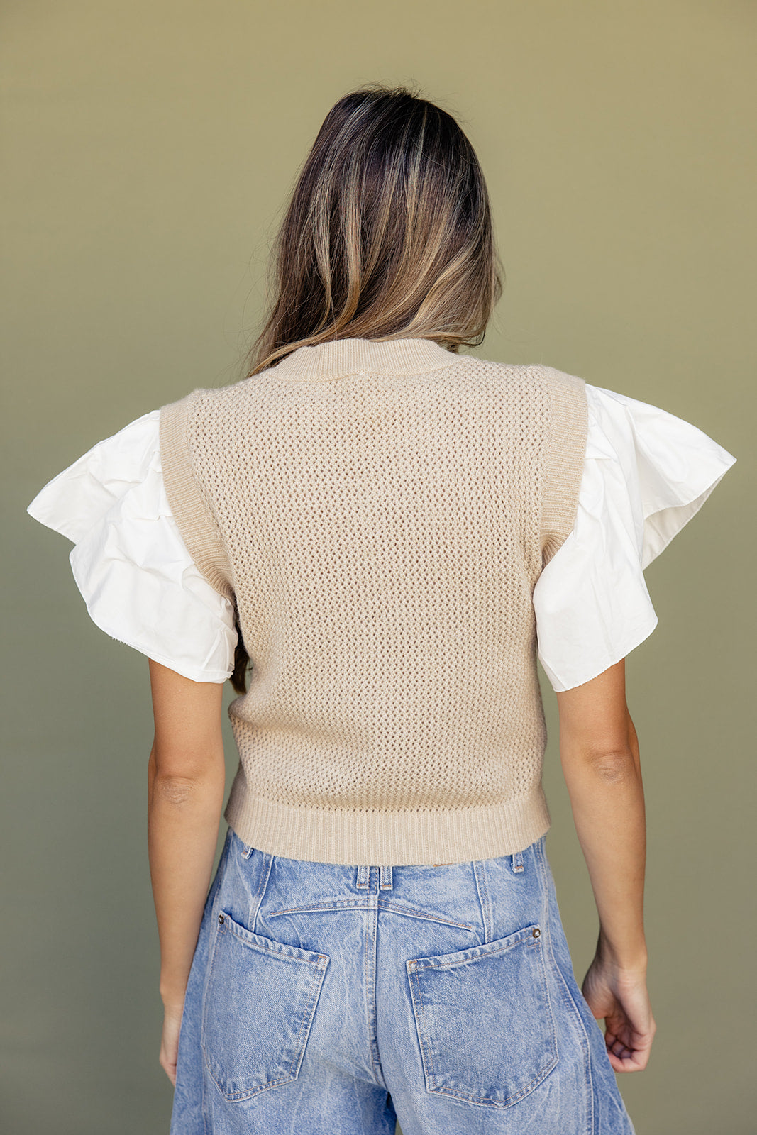Here Tonight Flare Sleeve Vest