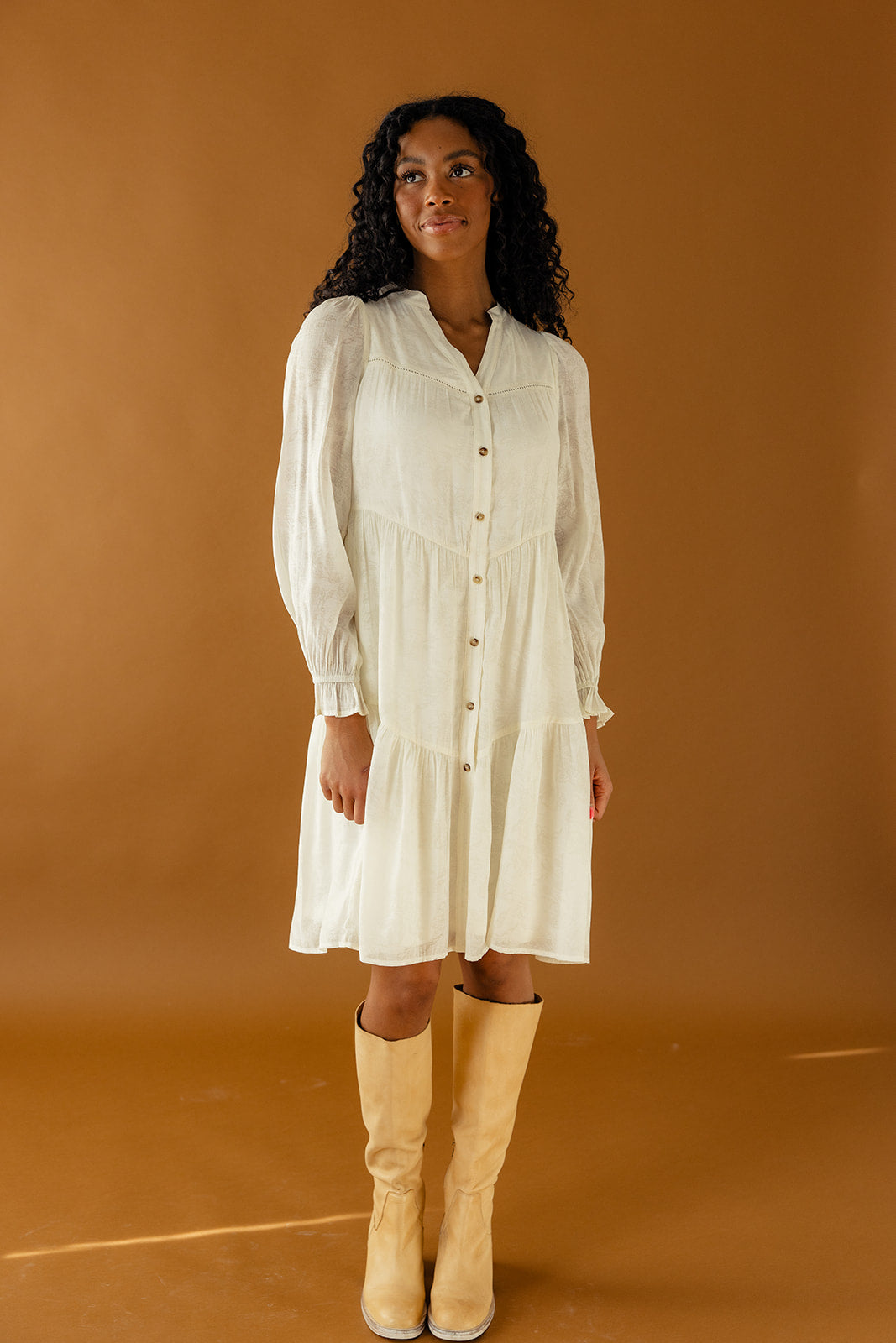Made For You Button Up Midi