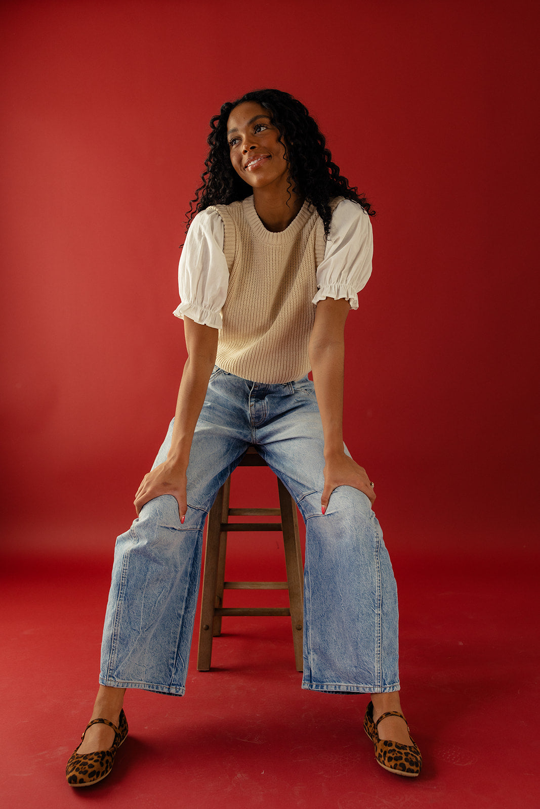 Getting Close Sweater Blouse