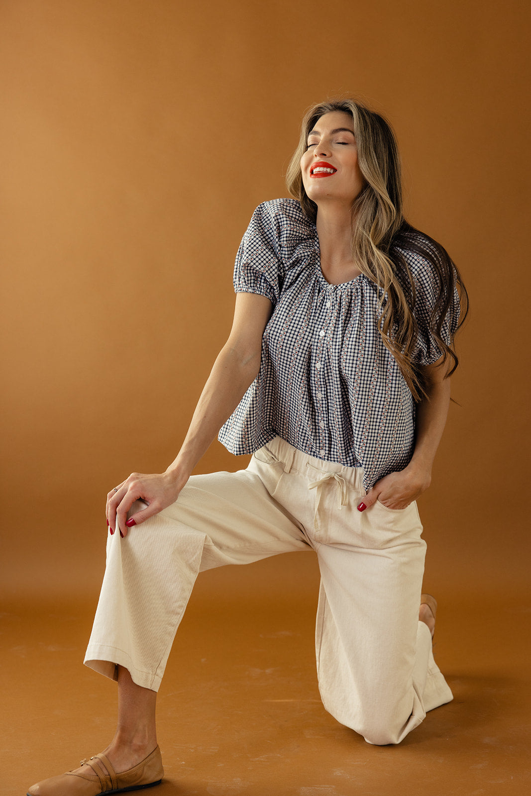 Jake Tie Waist Wide Leg Pants