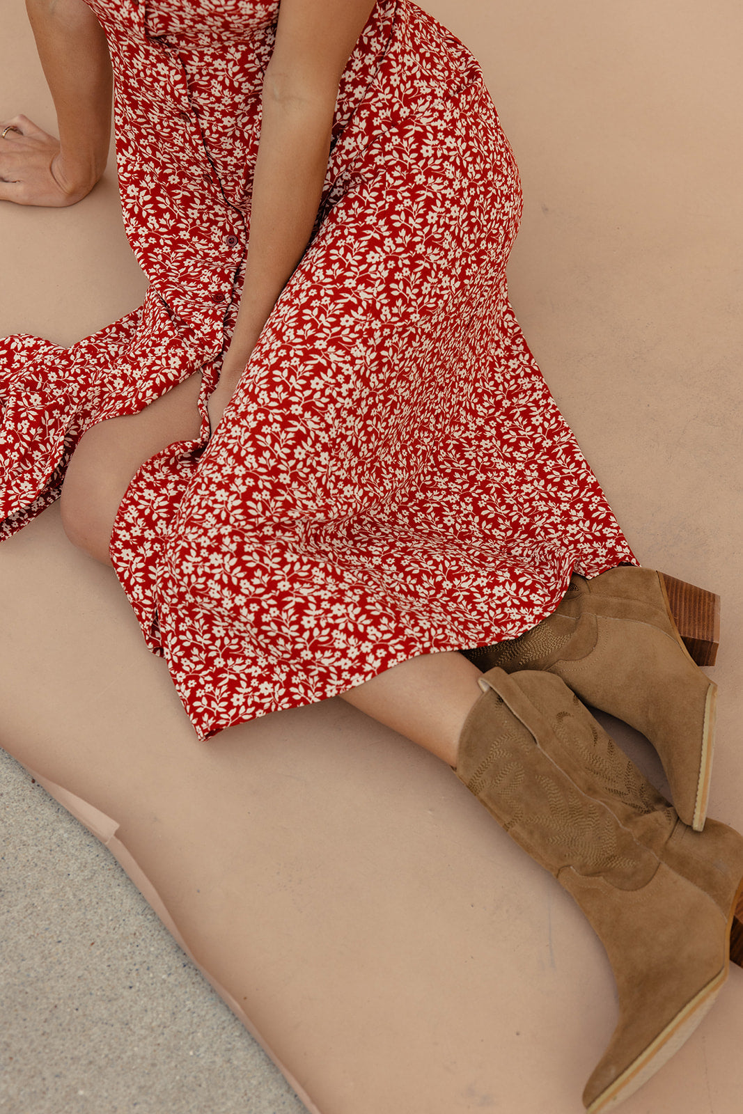 Janie Button Down Floral Dress
