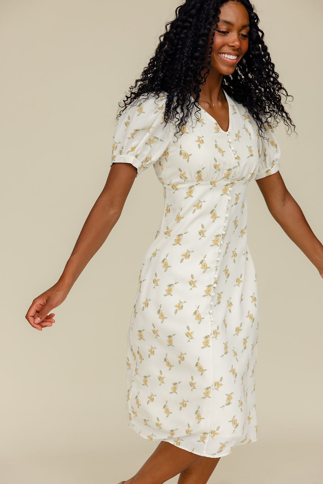 A New Start Button Dress