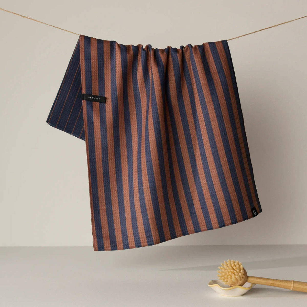Midnight Stripe Luxe Kitchen Towel