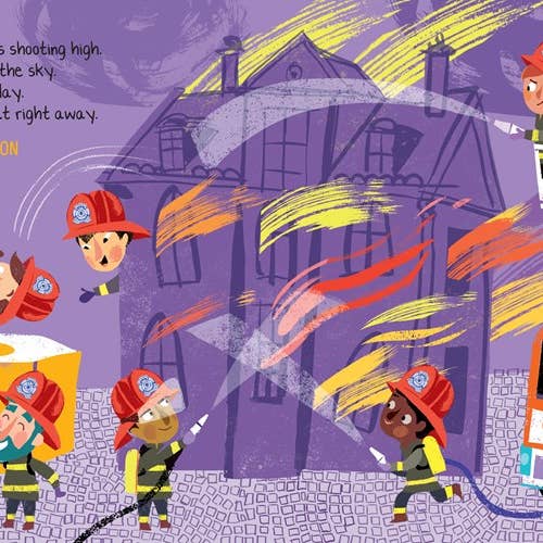 From friends to pets to doctors and your parents, children learn who they can count on in this fun board book!
Though many things in the world are uncertain, there are some people we can always count on—so let’s count them! In this colorful board book filled with adorable, diverse characters, children count the everyday heroes around them from 10 crossing guards and 9 firefighters down to 2 parents, and of course, 1 you!