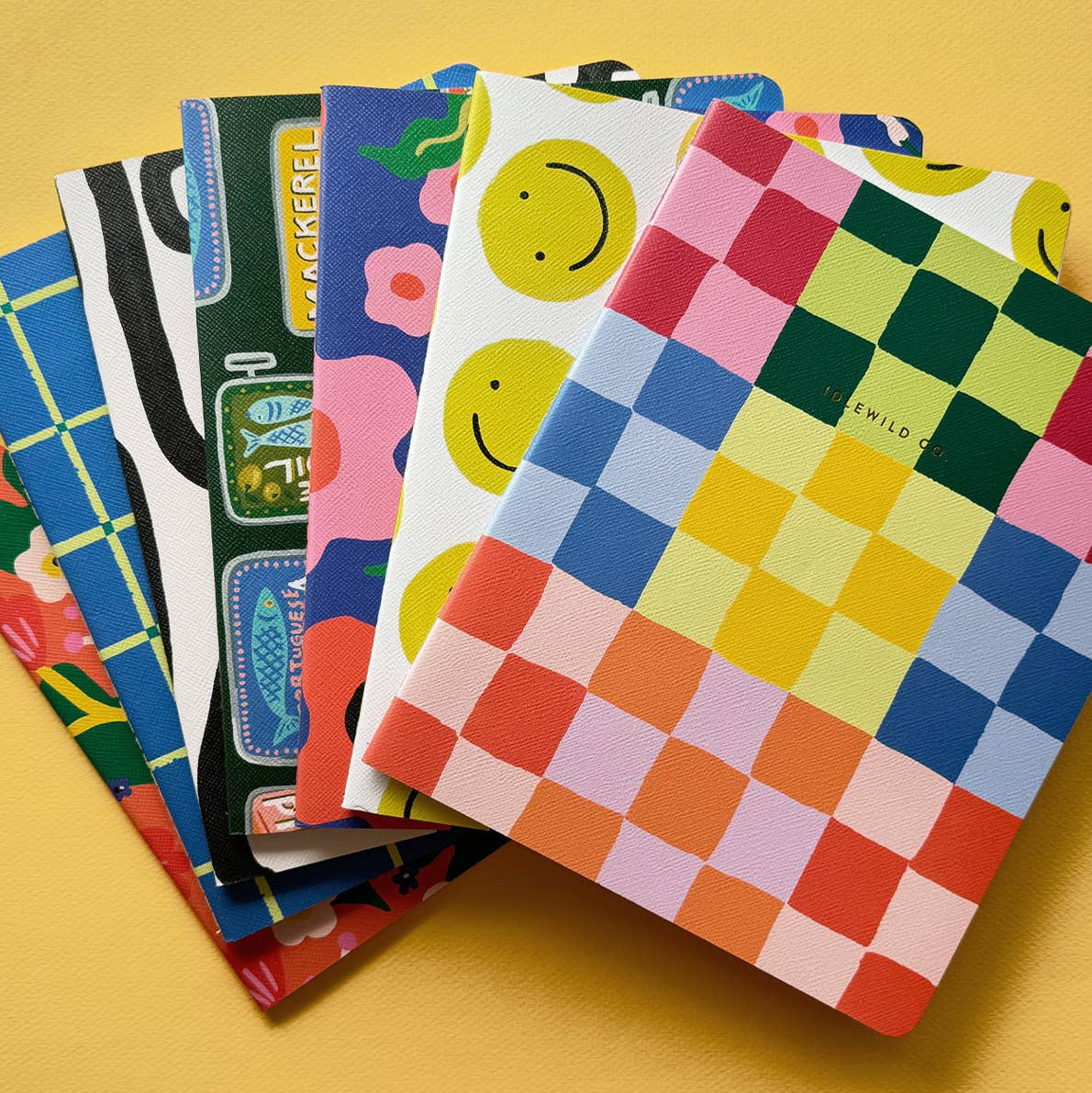 Hand-painted designs in vibrant color are printed on a coated paperboard cover for durability. Contrasting color smyth-sewn bindings add a fun touch, while letting you open these notebooks perfectly flat for writing with ease. With 48 lined interior pages, these is the perfect addition to your home office or workspace!
• 2 COORDINATING NOTEBOOKS
• 48 PAGES EACH
• LINED
• 7" x 8.5″