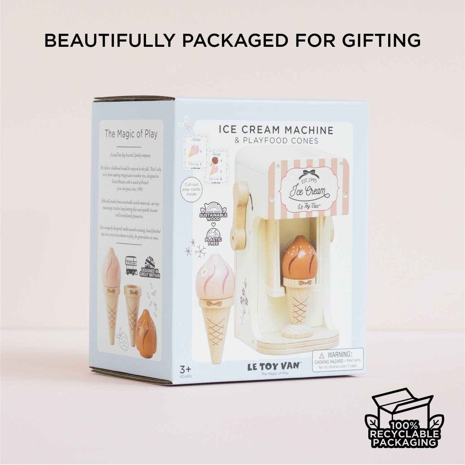 Ice Cream Machine & Play Food Cones