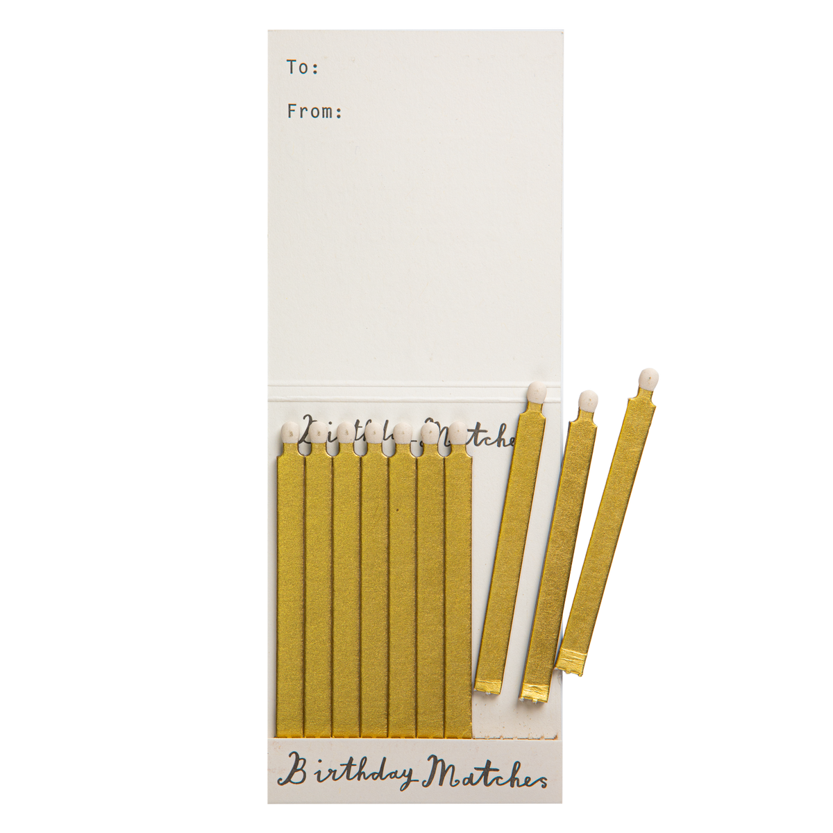 Birthday Cake Matchbook