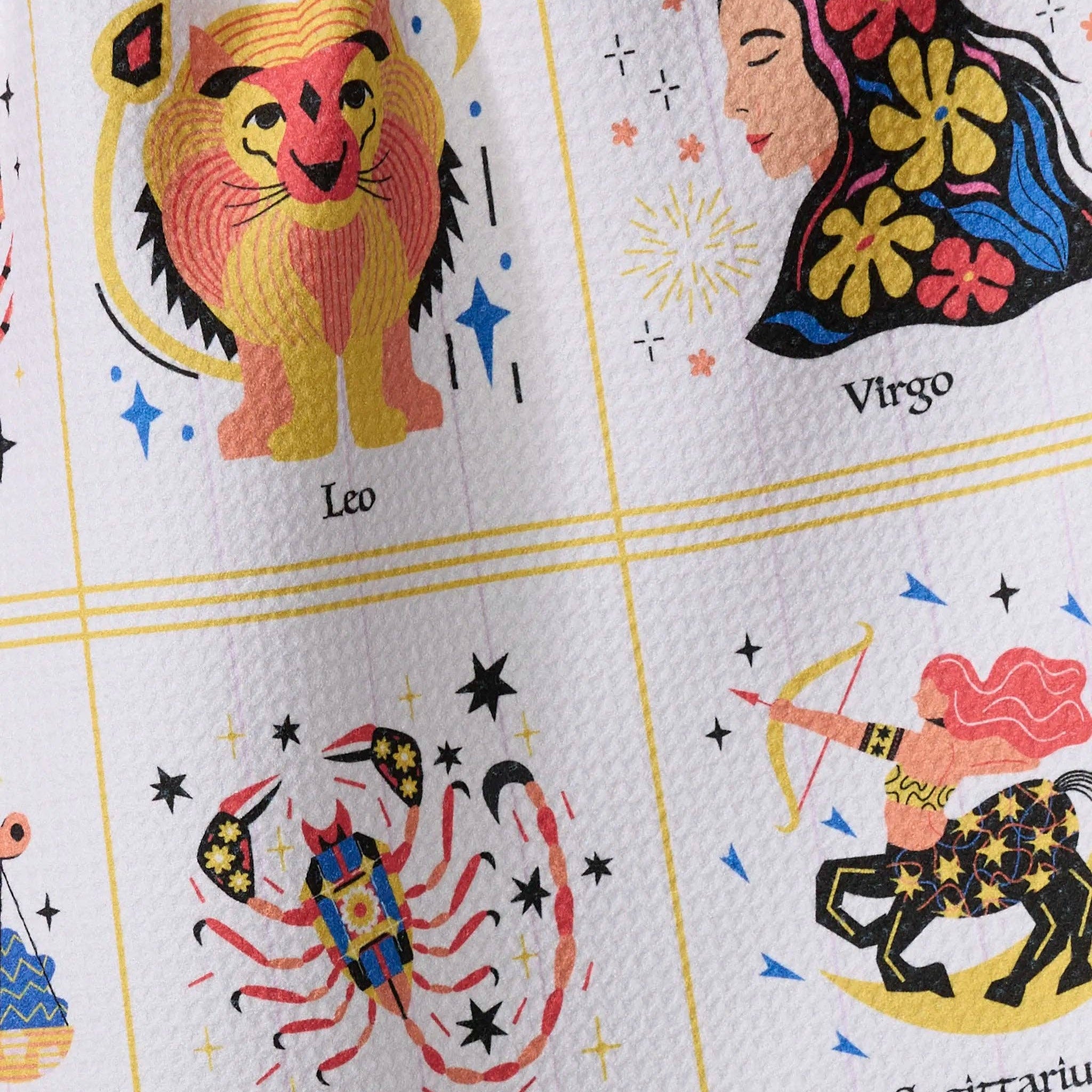 Cosmic Harmony Tea Towel