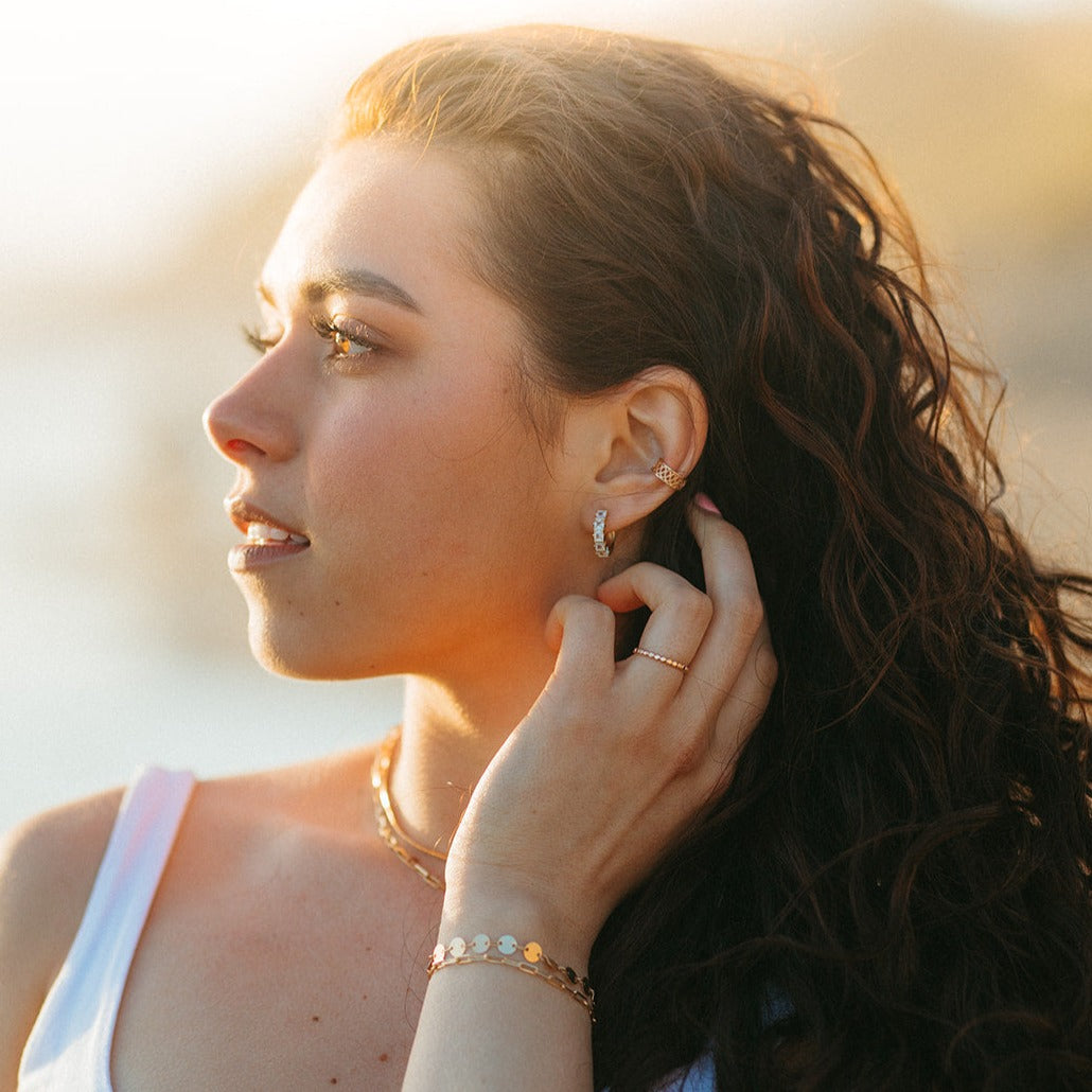 Charlotte Diamond Hoops