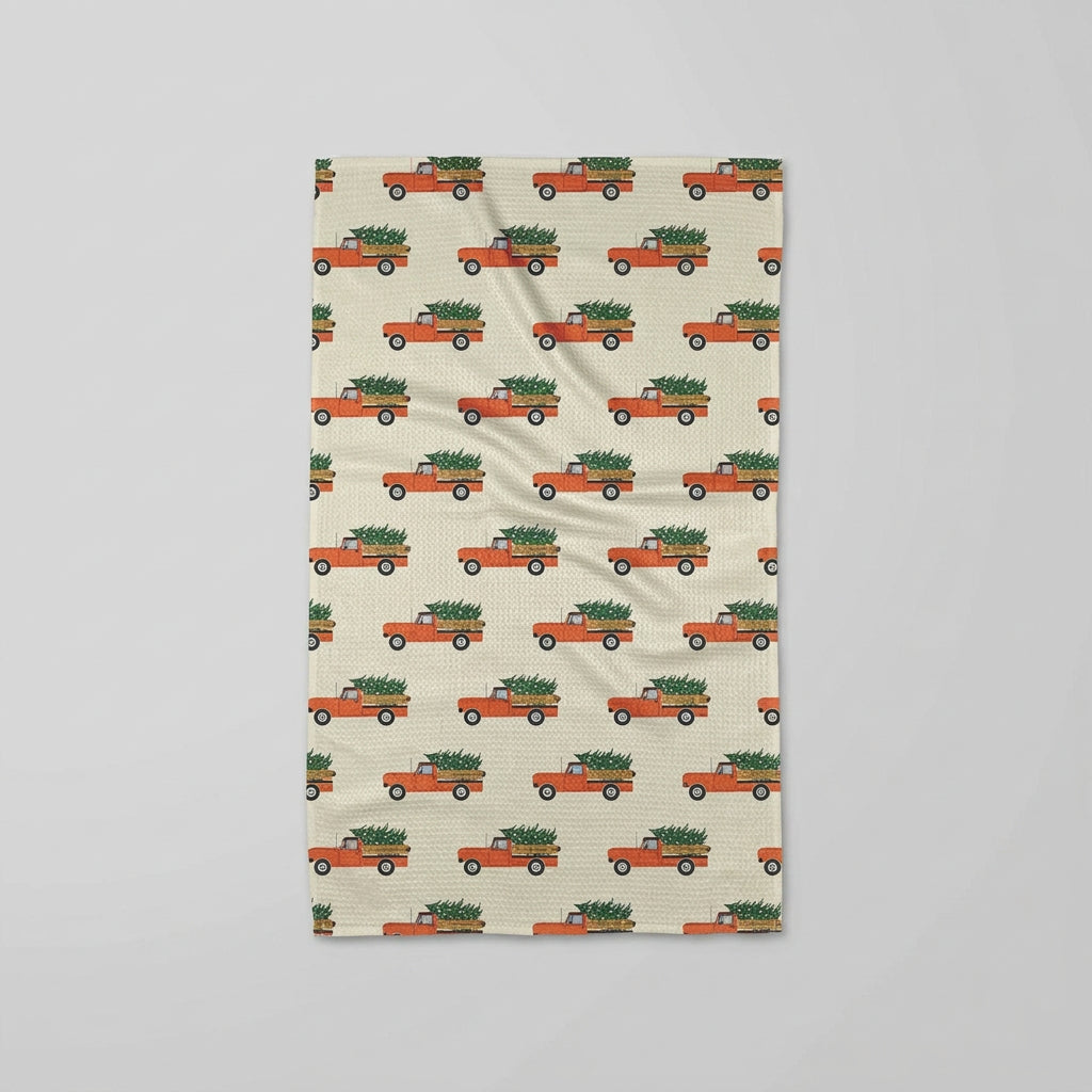 Christmas Ride Tea Towel