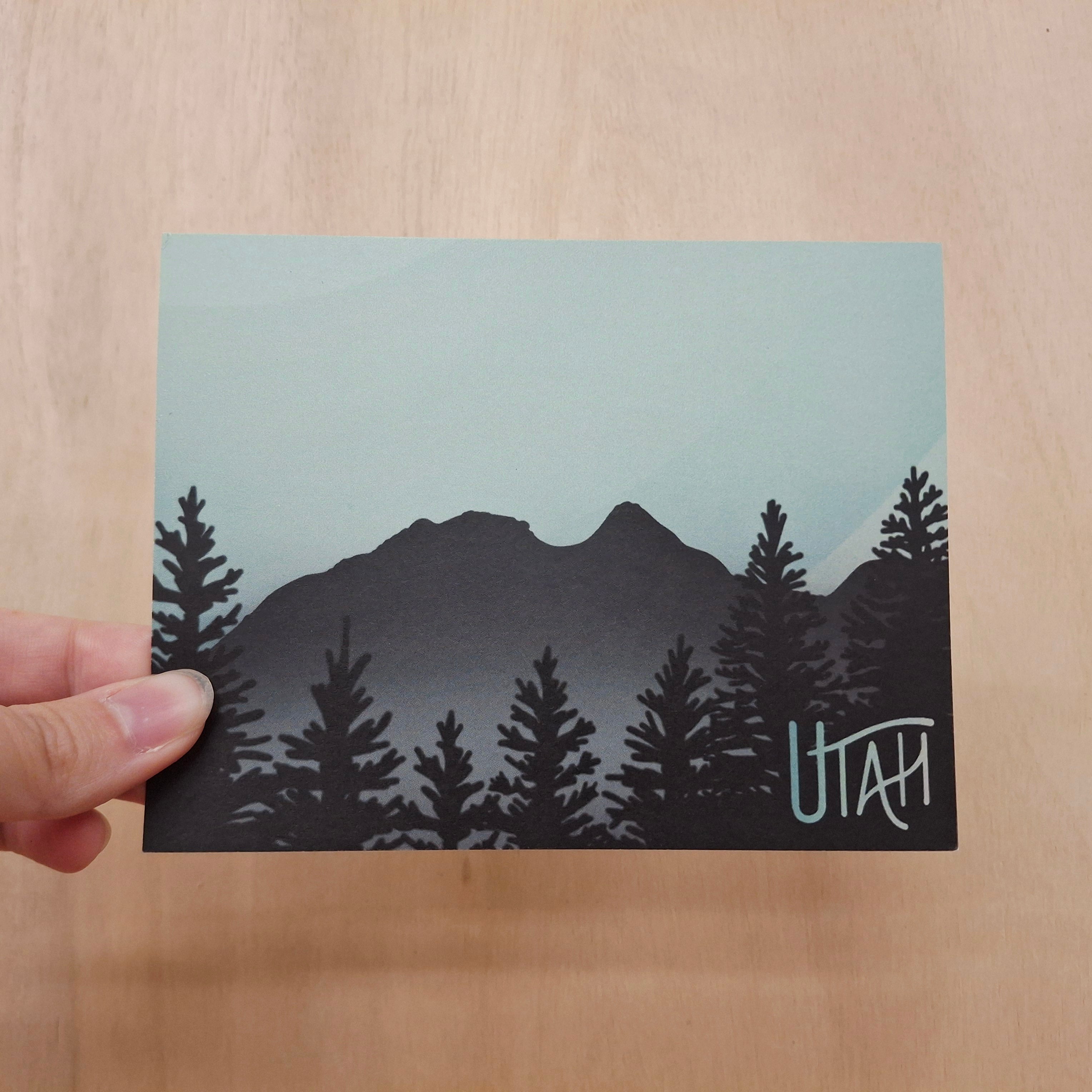 Wasatch Mountain Utah Postcard