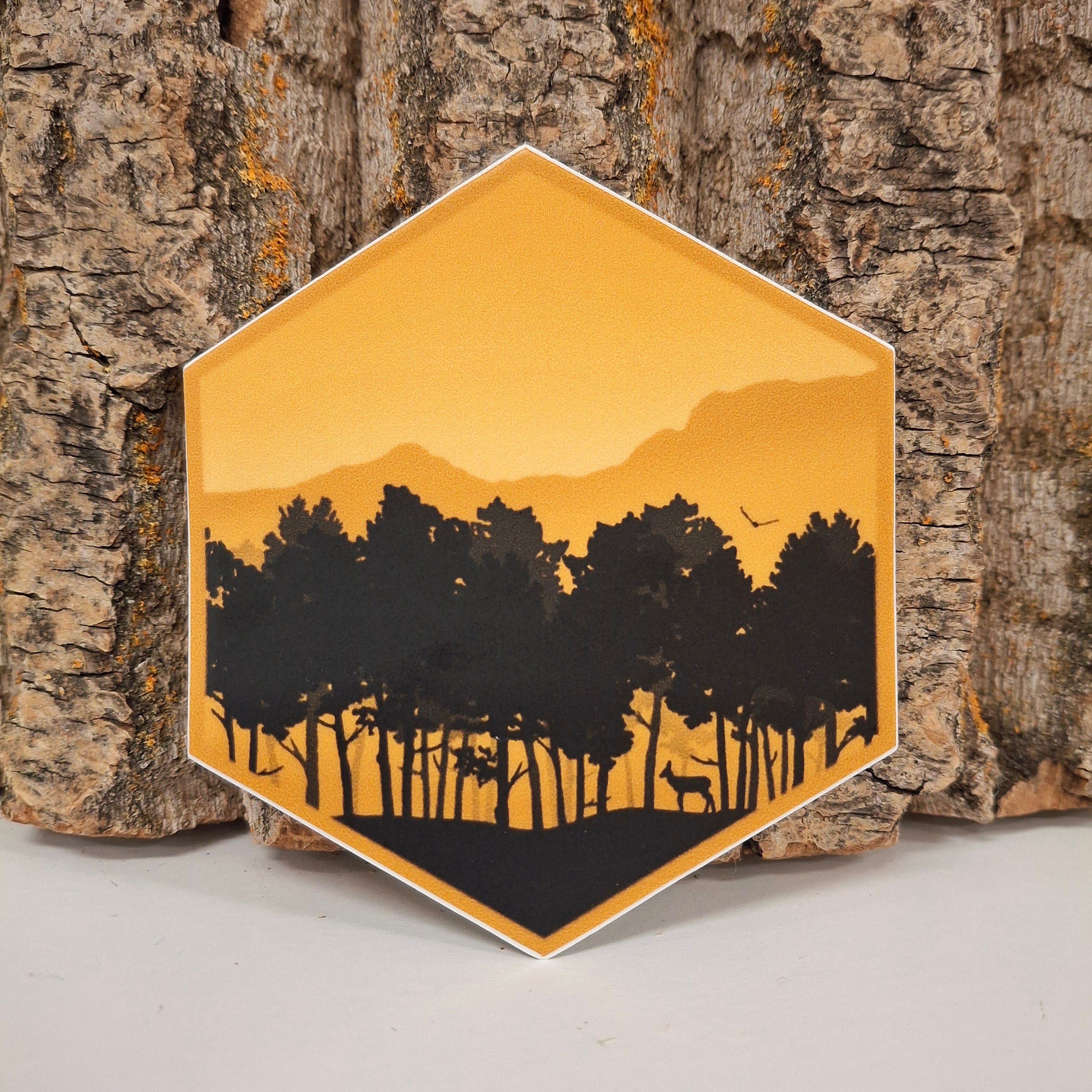 Golden Hour Aspen Sticker