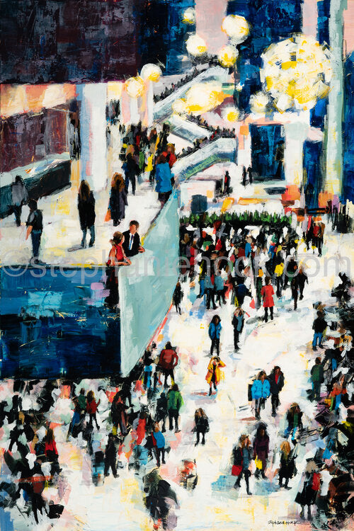 Connection of a Crowd Print