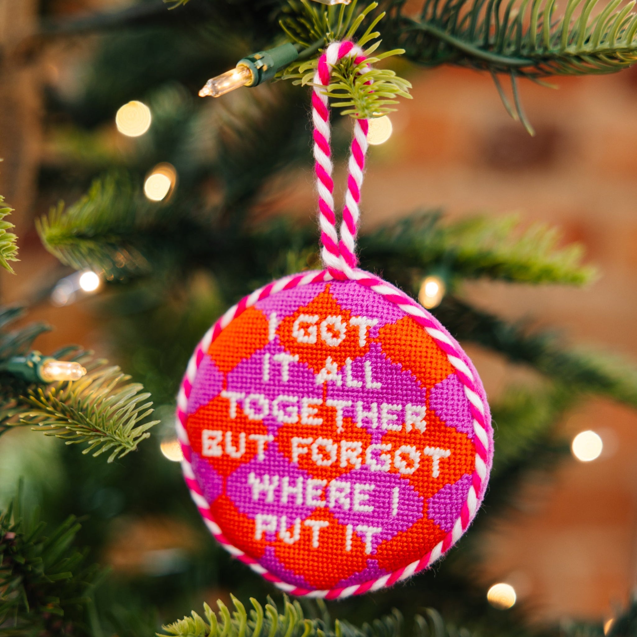 Needlepoint Ornament - Got It All Together