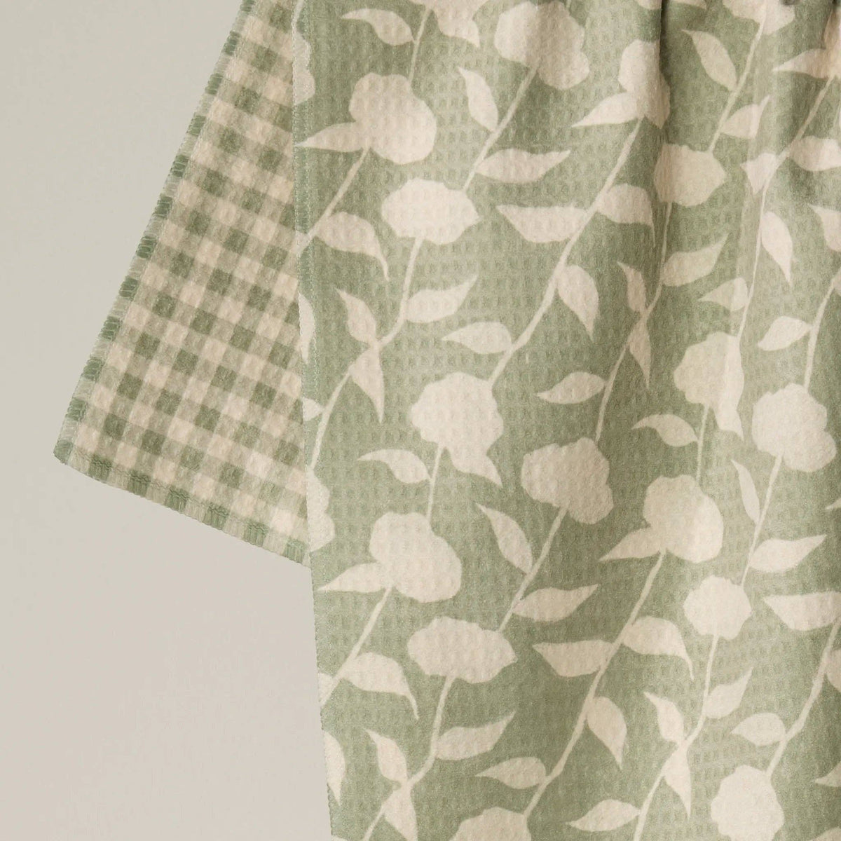 Sage Blossom Luxe Kitchen Towel