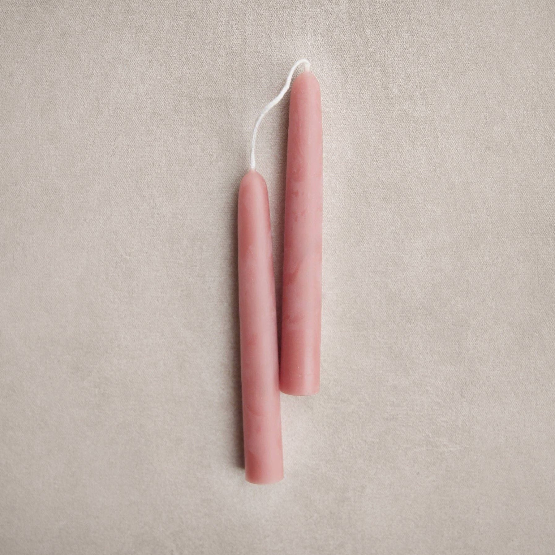 blossom colored candle