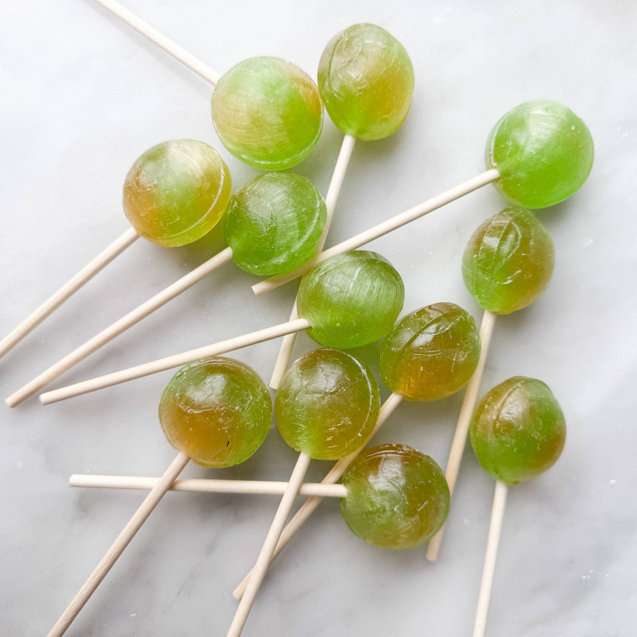 Our Caramel Apple lollipop is a delightful confection that combines the tangy taste of fresh apples with the rich sweetness of caramel. This lollipop offers a warm and inviting flavor profile that evokes the comforting essence of autumn.
Details:
Made in the USA, our candy is all American candy.
Ingredients: sugar, glucose, water less than 2% of citric acid, food coloring, artificial/natural flavoring, vegetable glycerin.
