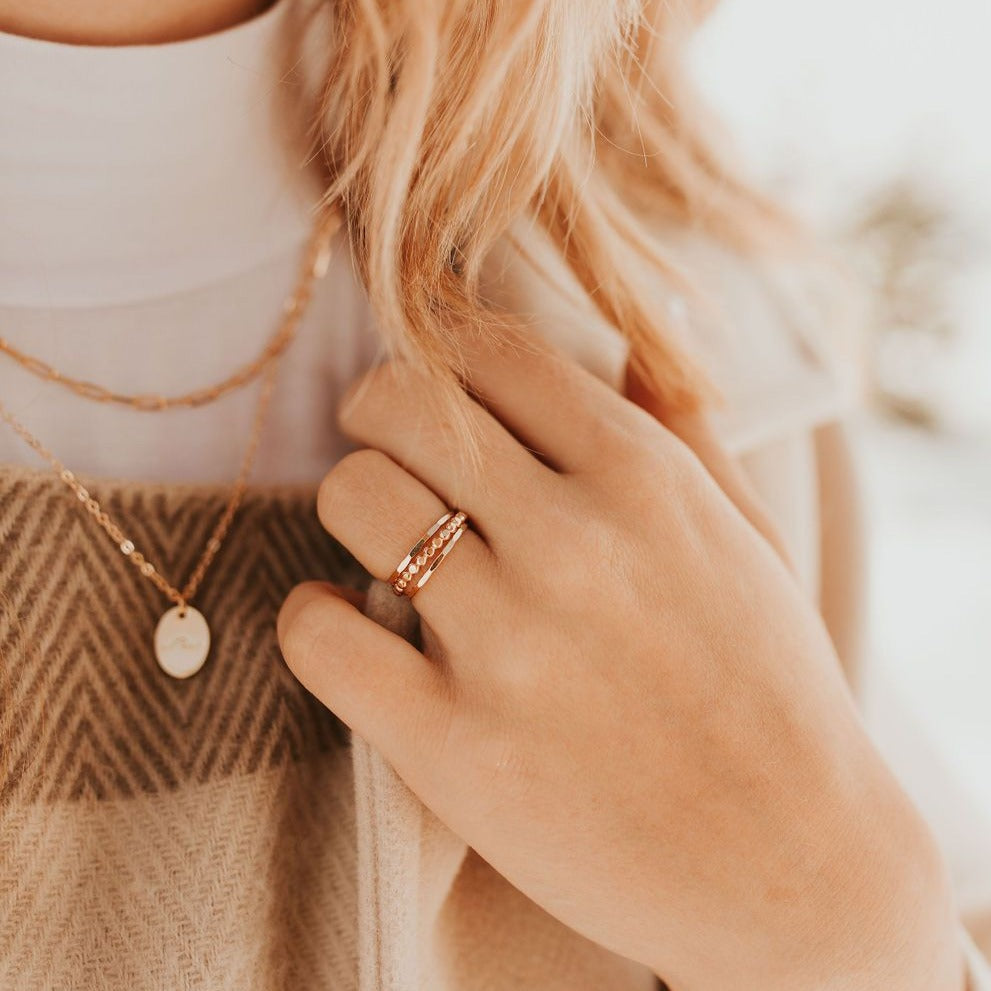 Kennedy Gold Filled Ring - Mauve Jewelry Co.