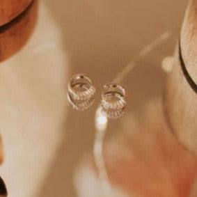 Ivy Diamond Hoops - Mauve Jewelry Co.