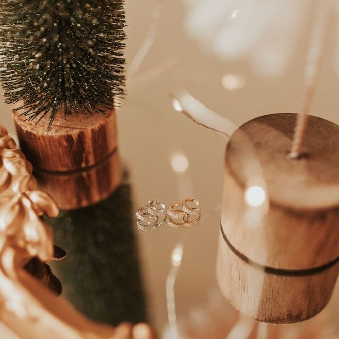 Ivy Diamond Hoops - Mauve Jewelry Co.