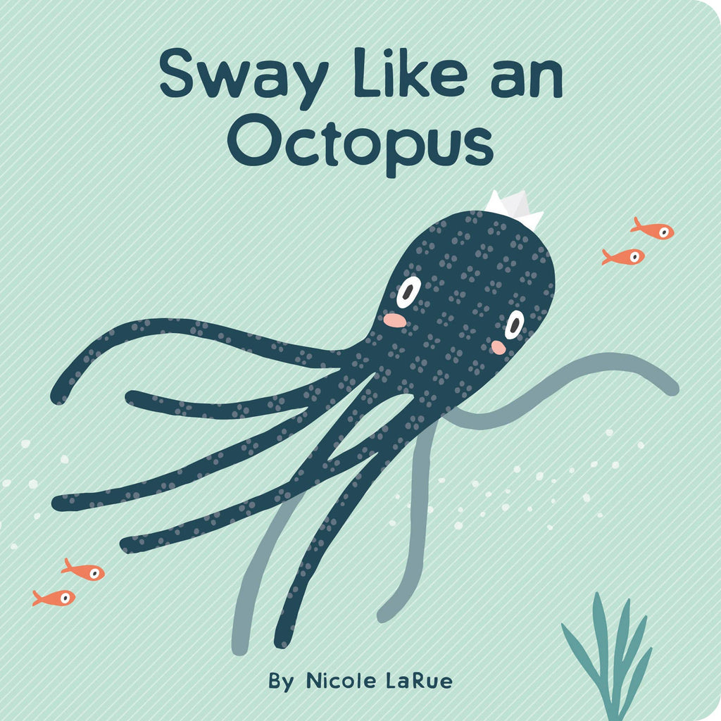 This adorable board book encourages toddlers to mimic the actions of animals both familiar and exotic. Little ones are encouraged to sway like an octopus, kick like a donkey, hop like a kangaroo, and much more. These simple, engaging prompts help children focus on the movement of their own bodies, helping to relieve stress and develop a mind-body connection.