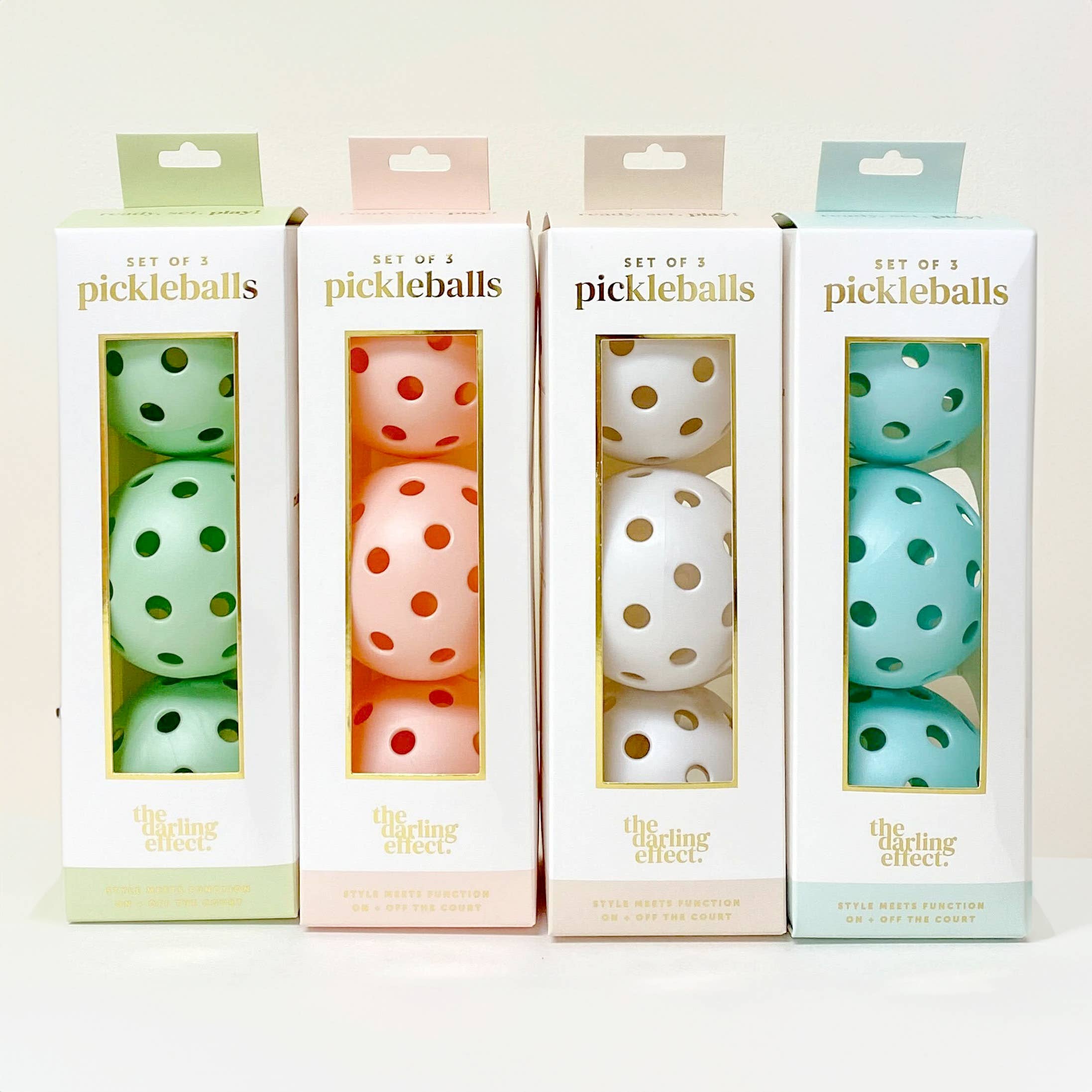 Pickleball Ball Set - Aqua