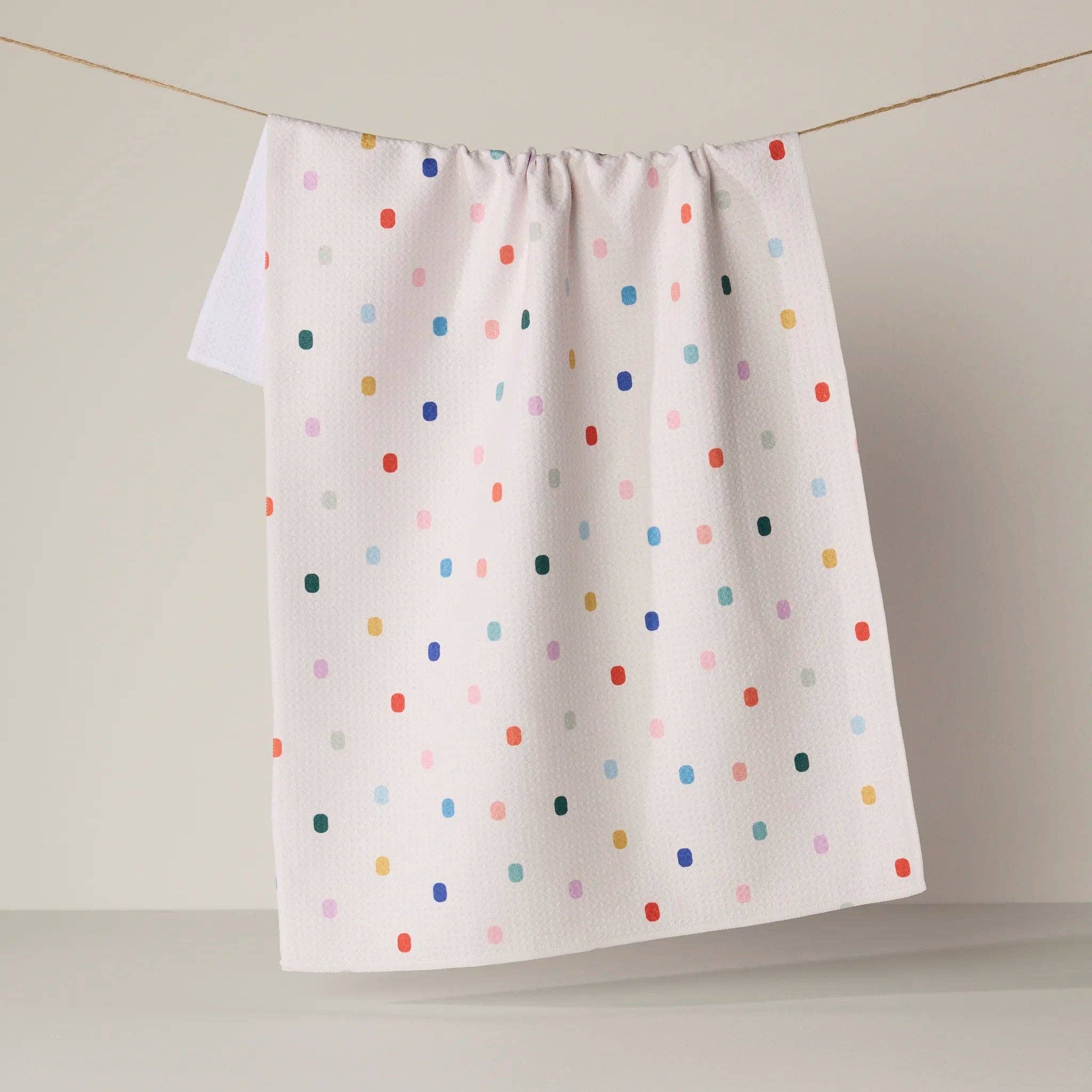 Tile Shuffle Tea Towel - Mahjong