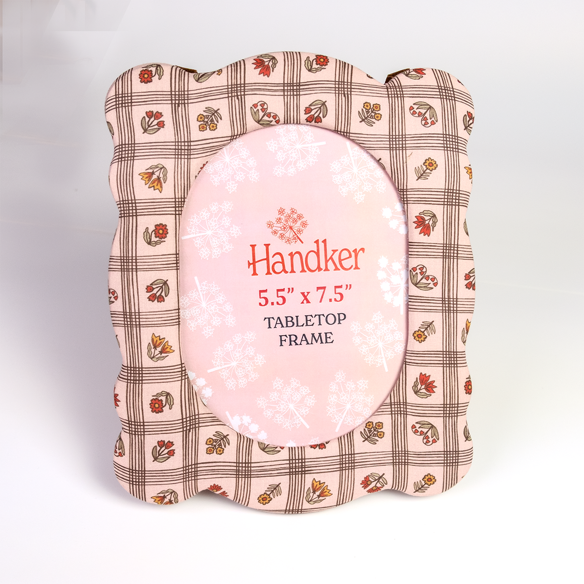 Laura Pink 8"x10" Fabric Desktop Frame