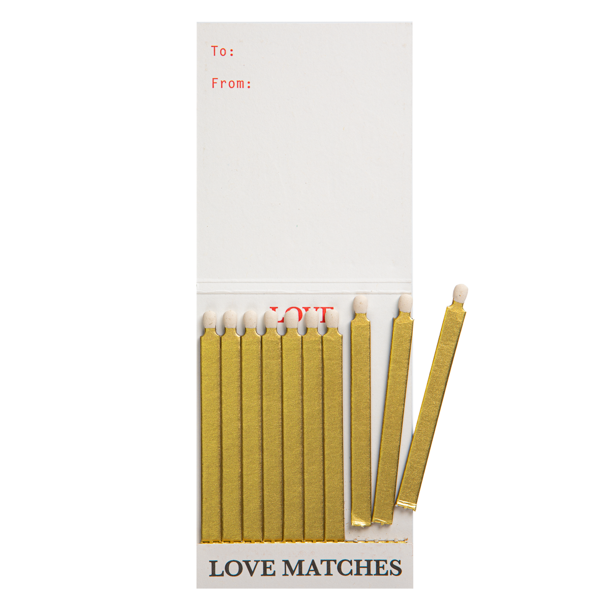 Love Balloons Matchbook