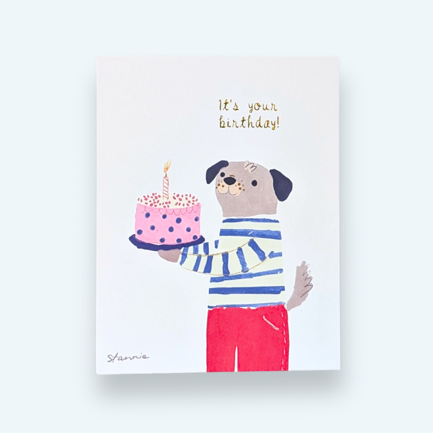 Celebrate their birthday with our charming French Breton birthday card. Whether they're sending a heartfelt message or a friendly note, these beautifully illustrated cards transform simple greetings into keepsakes.
Details:
Blank interior
A2 folded card (4.25" x 5.5")
Detailed with a generous touch of gold foil
Printed on ultra-premium, heavy cardstock
Paired with a matching envelope. Packaged in a clear cello sleeve.