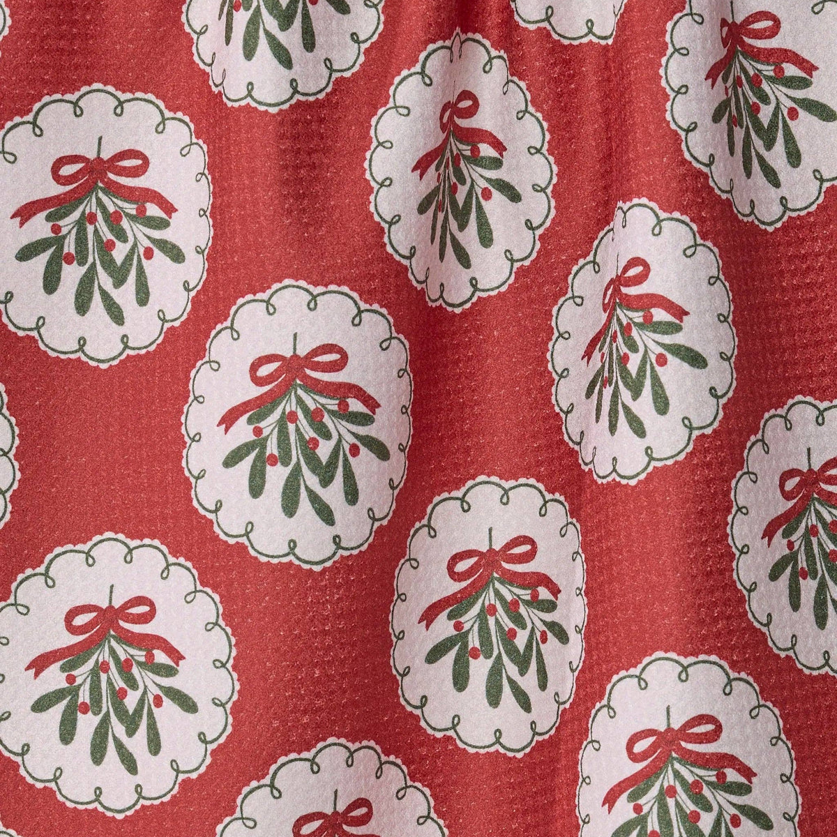 Merry Mistletoe Tea Towel