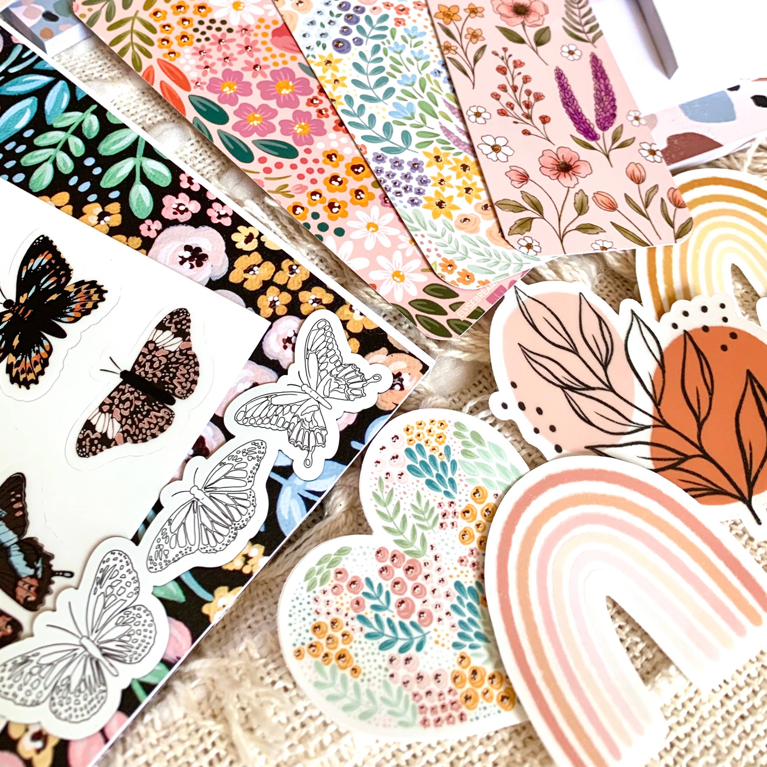 Floral Heart Sticker