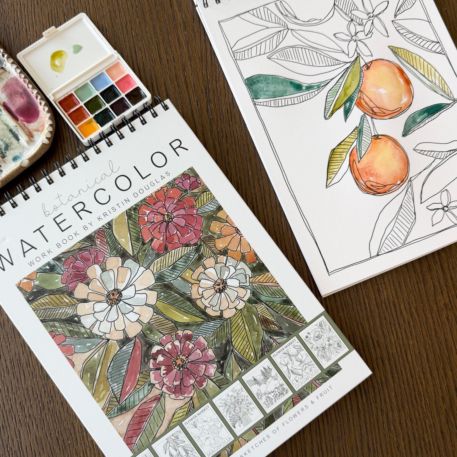 Botanical Watercolor Workbook