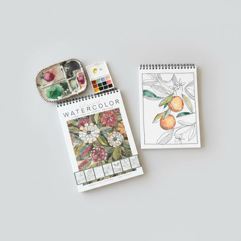 Botanical Watercolor Workbook