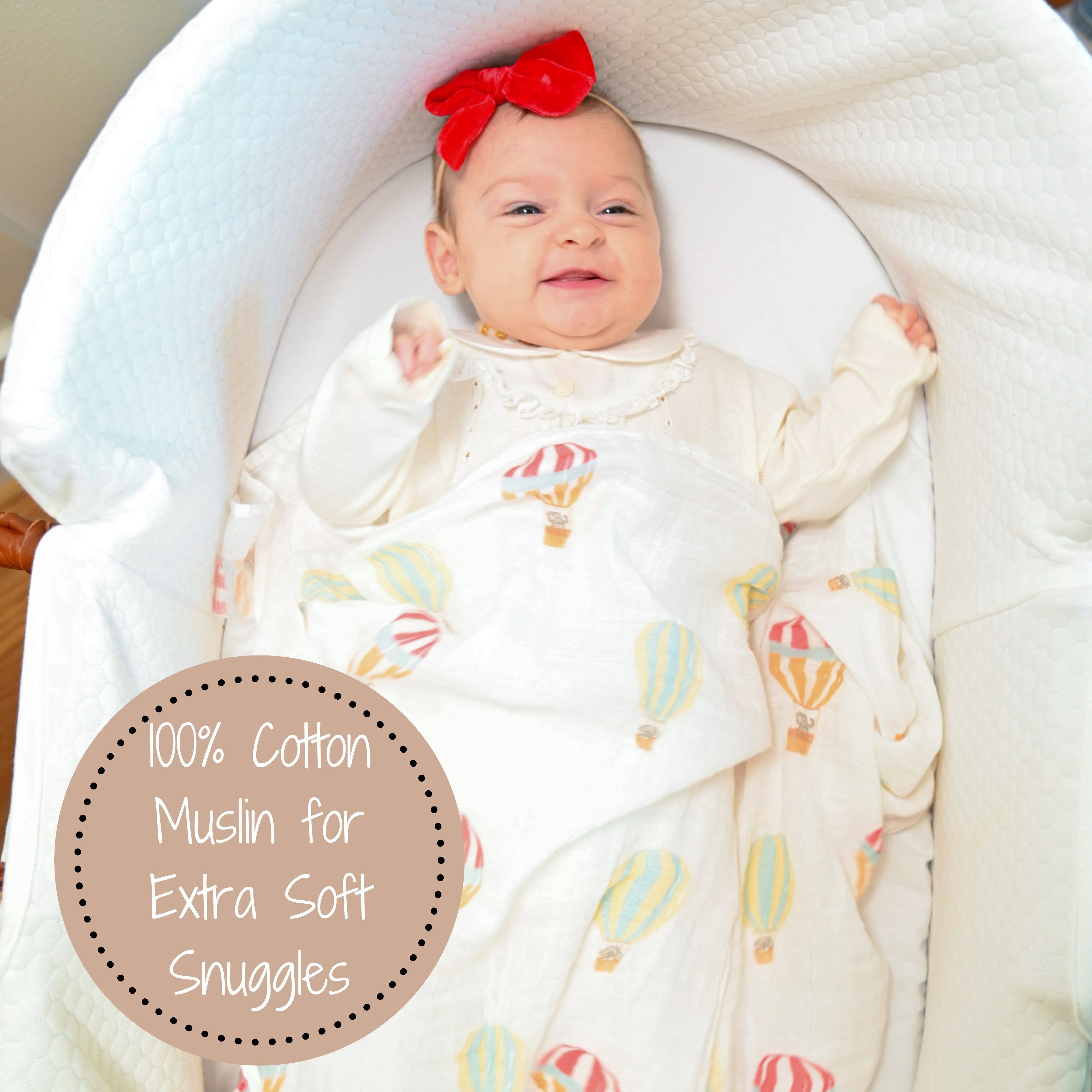 The Sky Is The Limit Baby Muslin Blanket