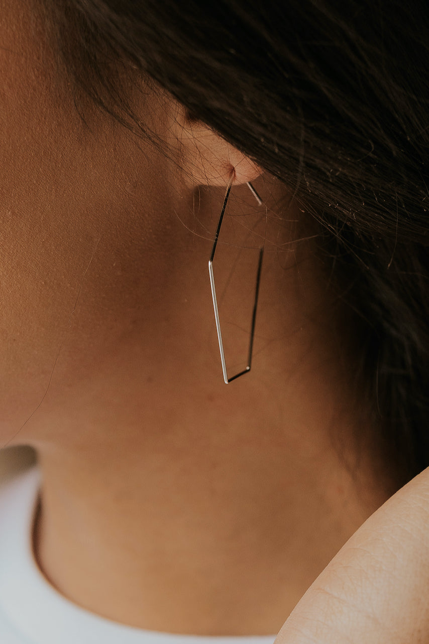 Doing Fine Hexagon Earrings