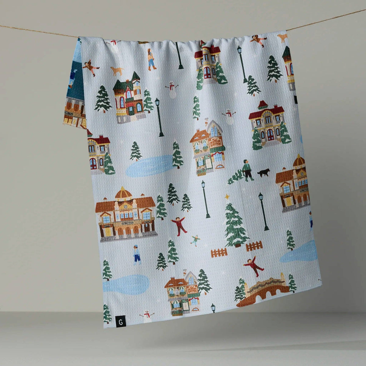 Holiday Nostalgia Luxe Kitchen Towel