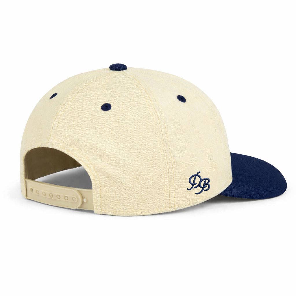 Dad 3D Puff Snapback Hat - Cream
