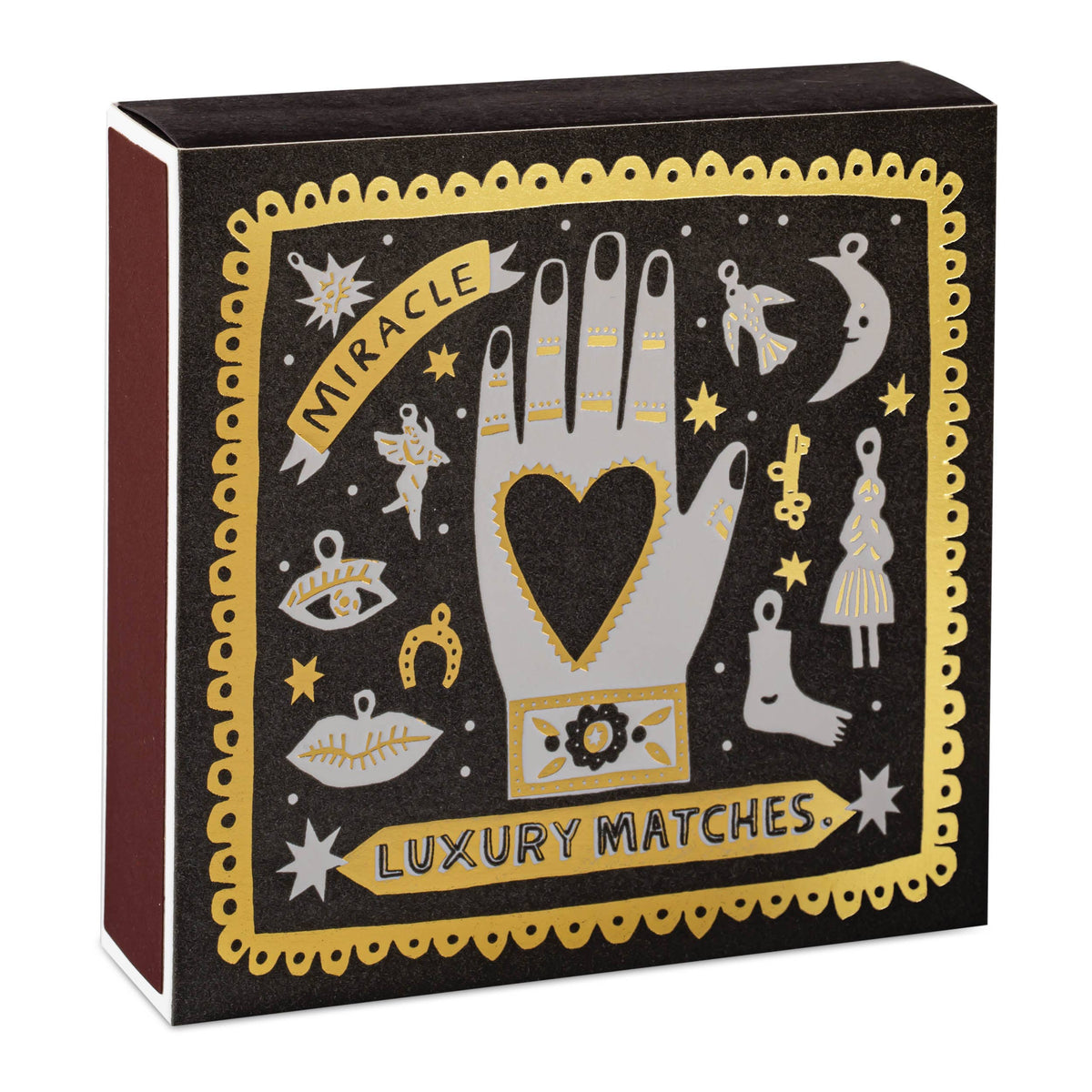 Black Miracle Square - Safety Matches