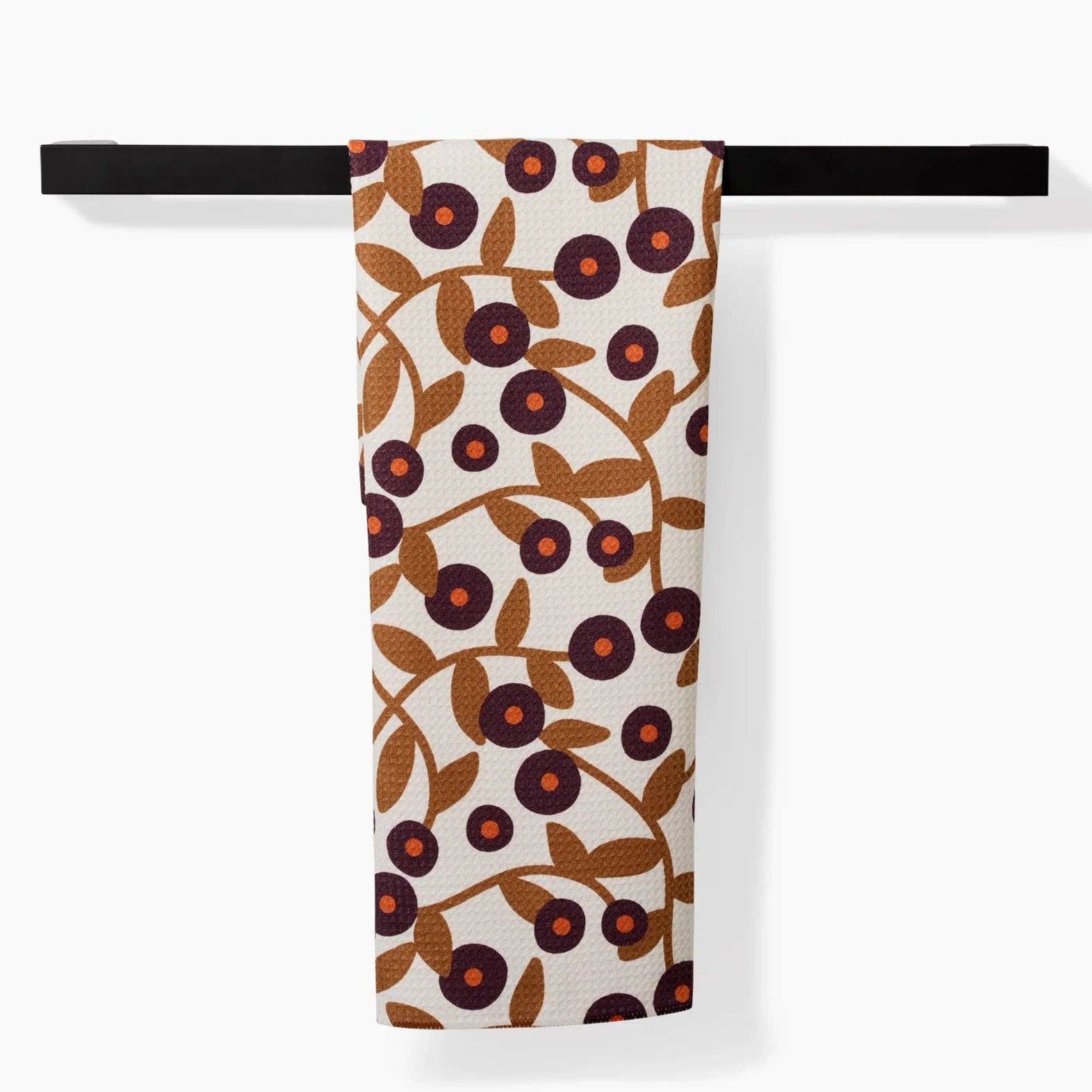 Swirling Vines Tea Towel