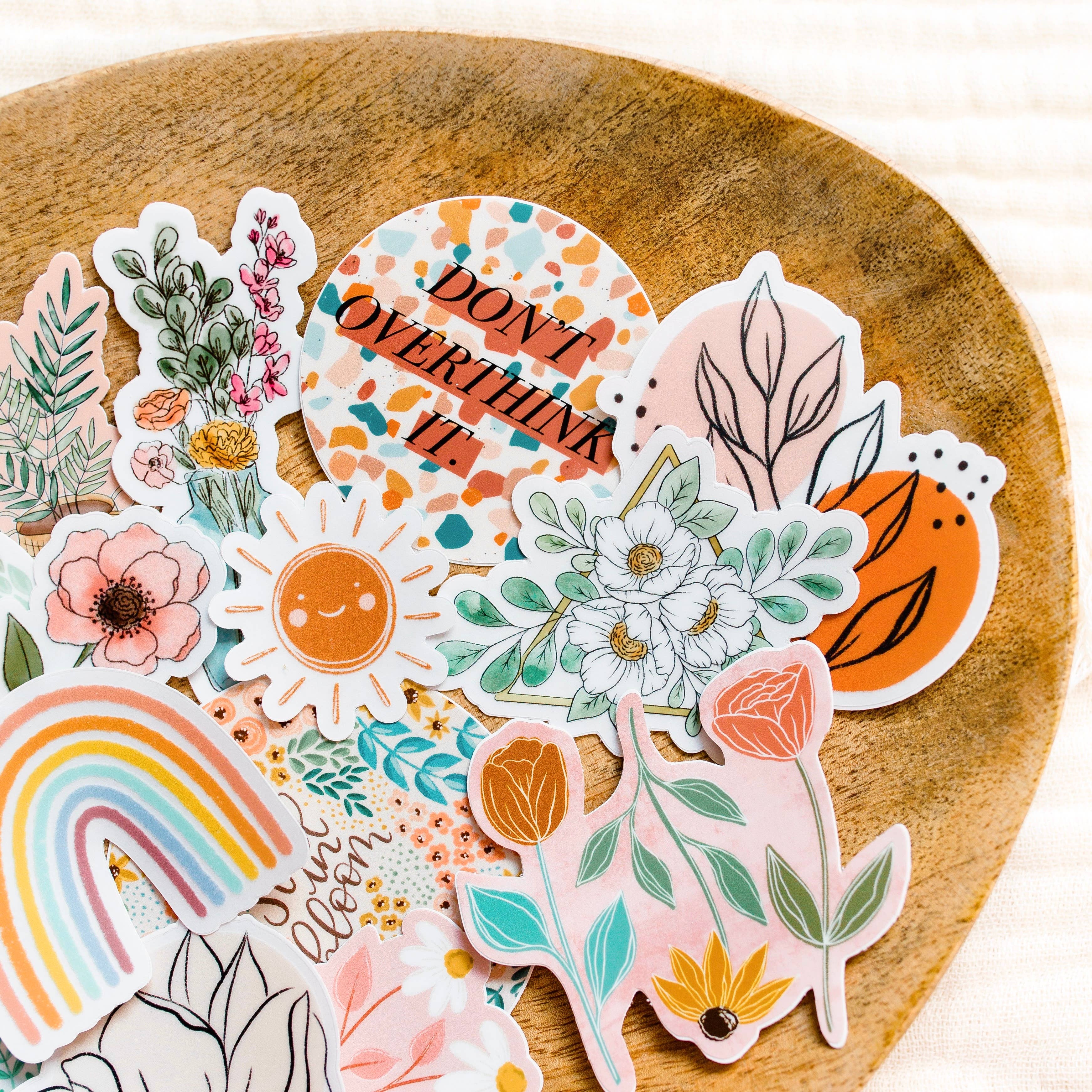 Clear Pastel Rainbow Sticker