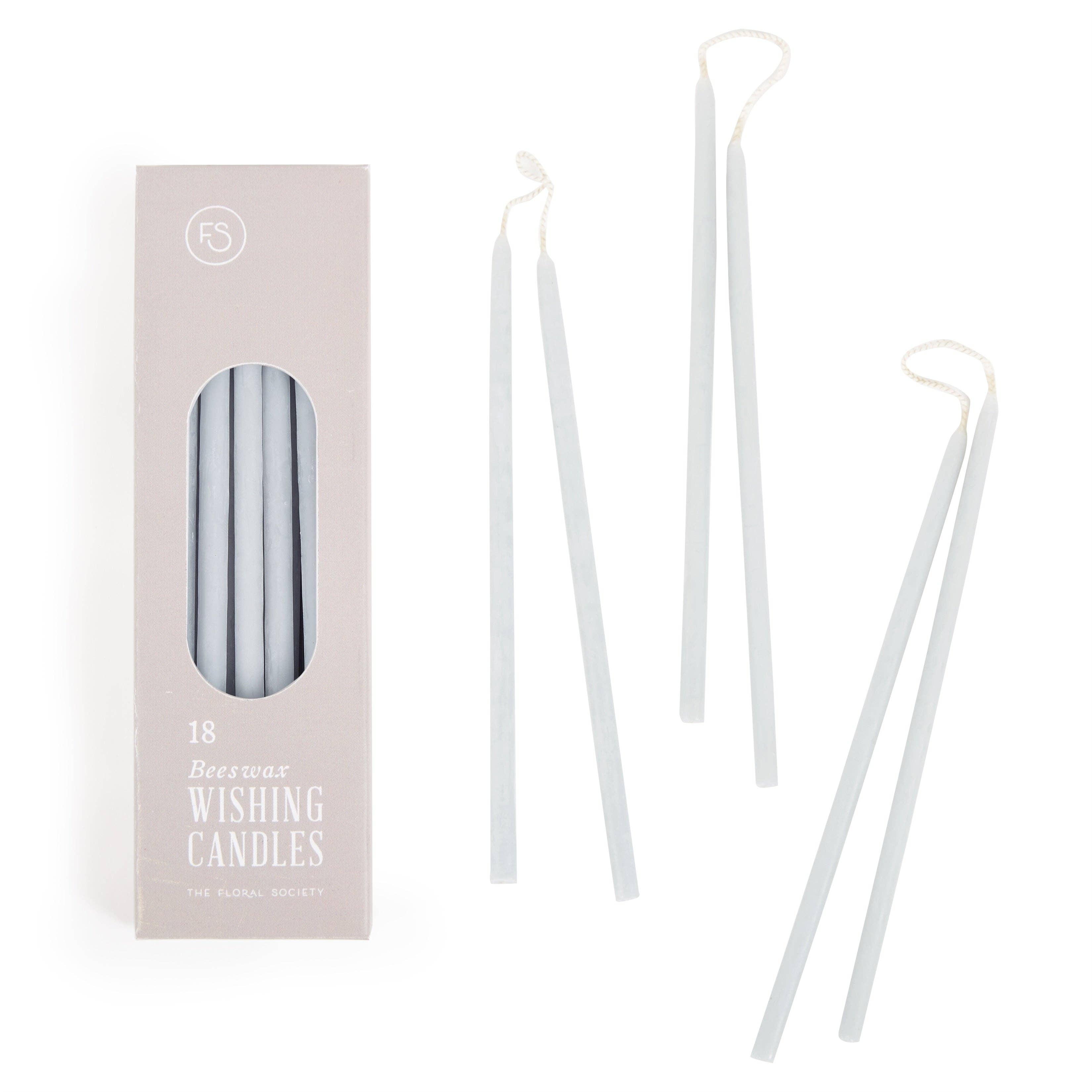 Beeswax Dipped Wishing Candles - 6 Colors Available