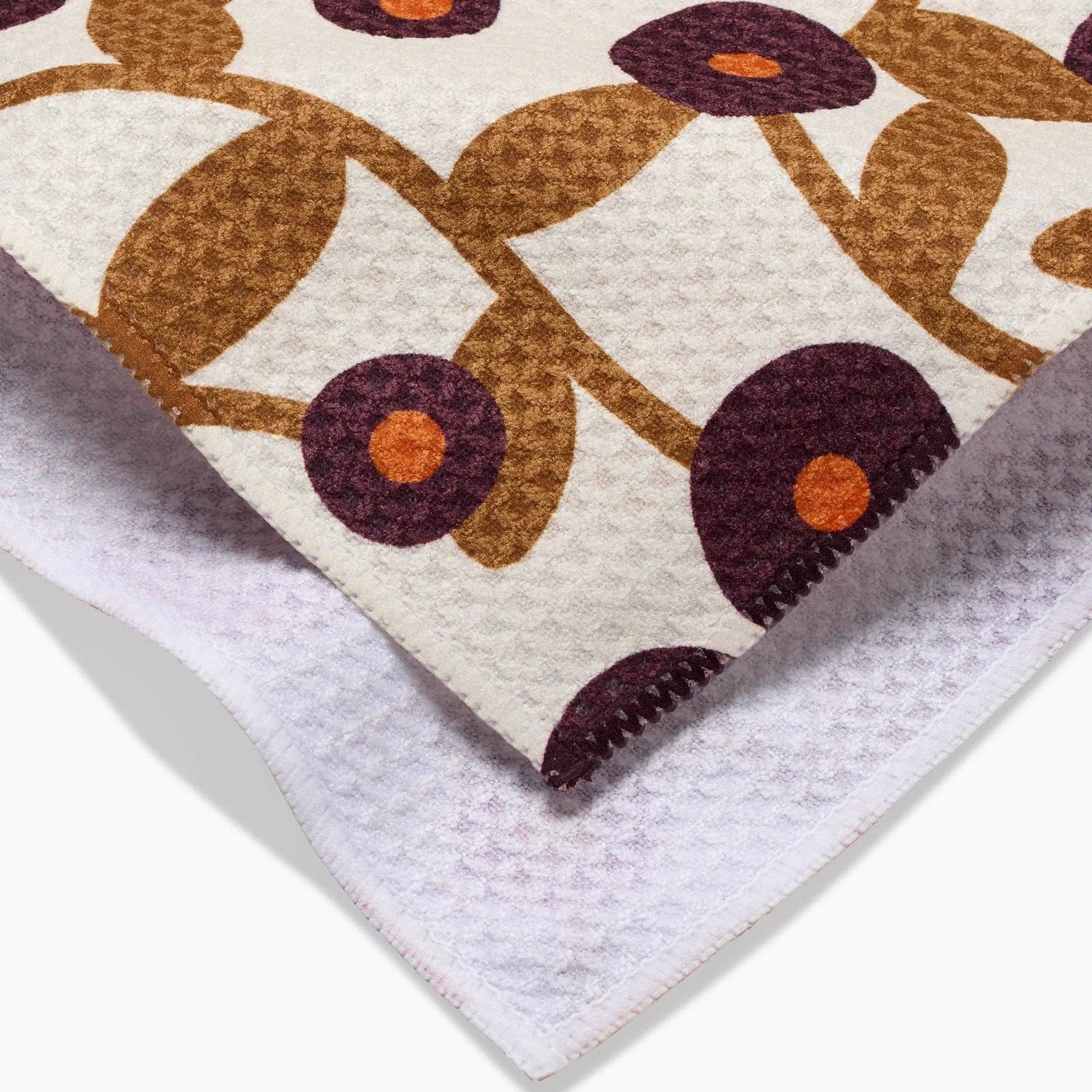 Swirling Vines Tea Towel