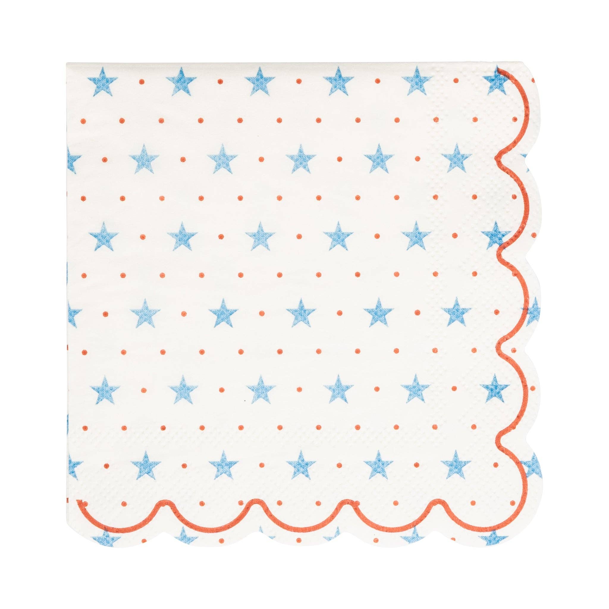 Wow your guests with our Hamptons Petite Stars Cocktail Napkins. These paper napkins feature charming blue stars and a scalloped edge, perfect for adding a touch of fun to any party. Get ready to entertain in style!
Details:
includes 24 paper napkins
5" x 5" 3 sets of napkins make 1 pack