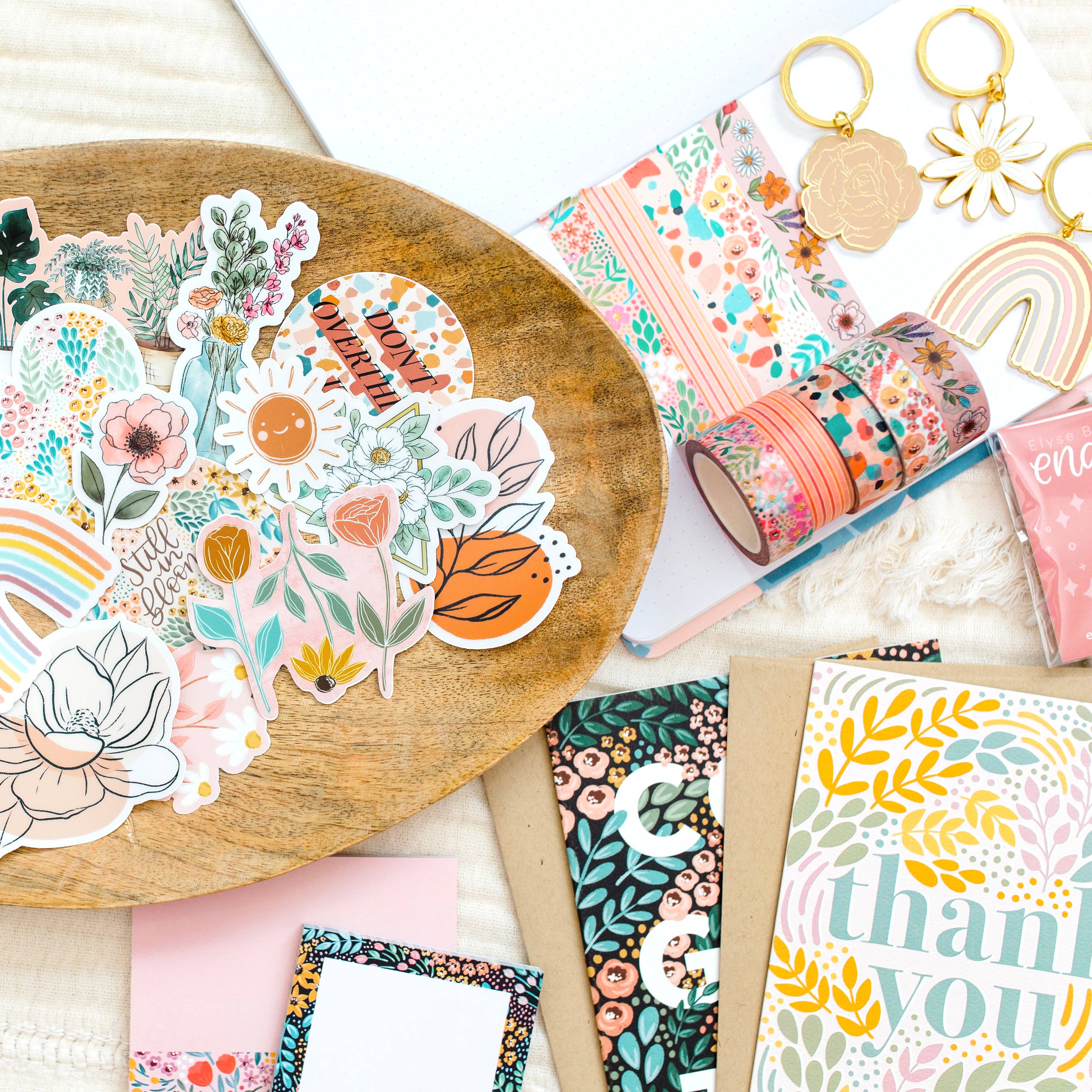 Floral Heart Sticker