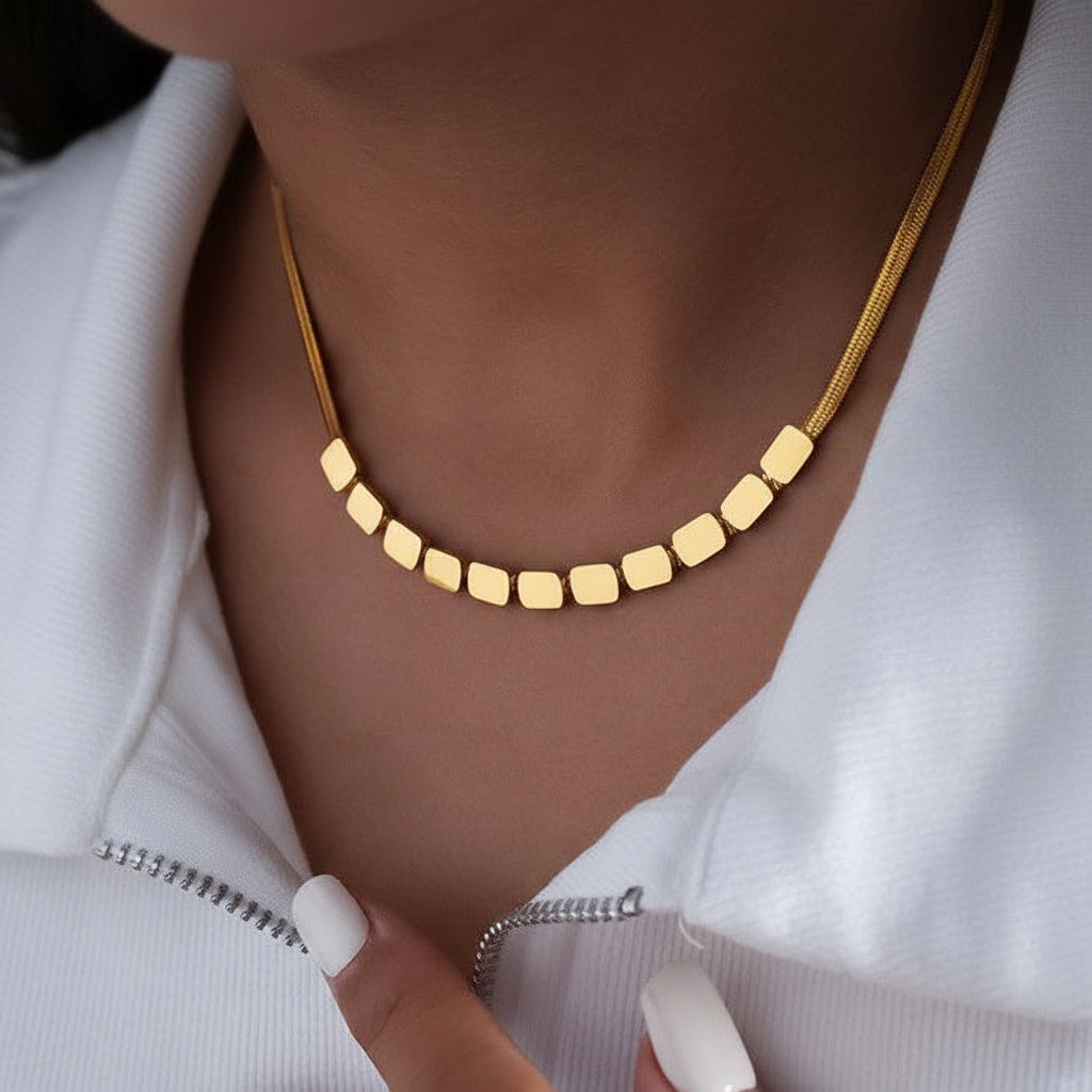 Gold Circle Necklace