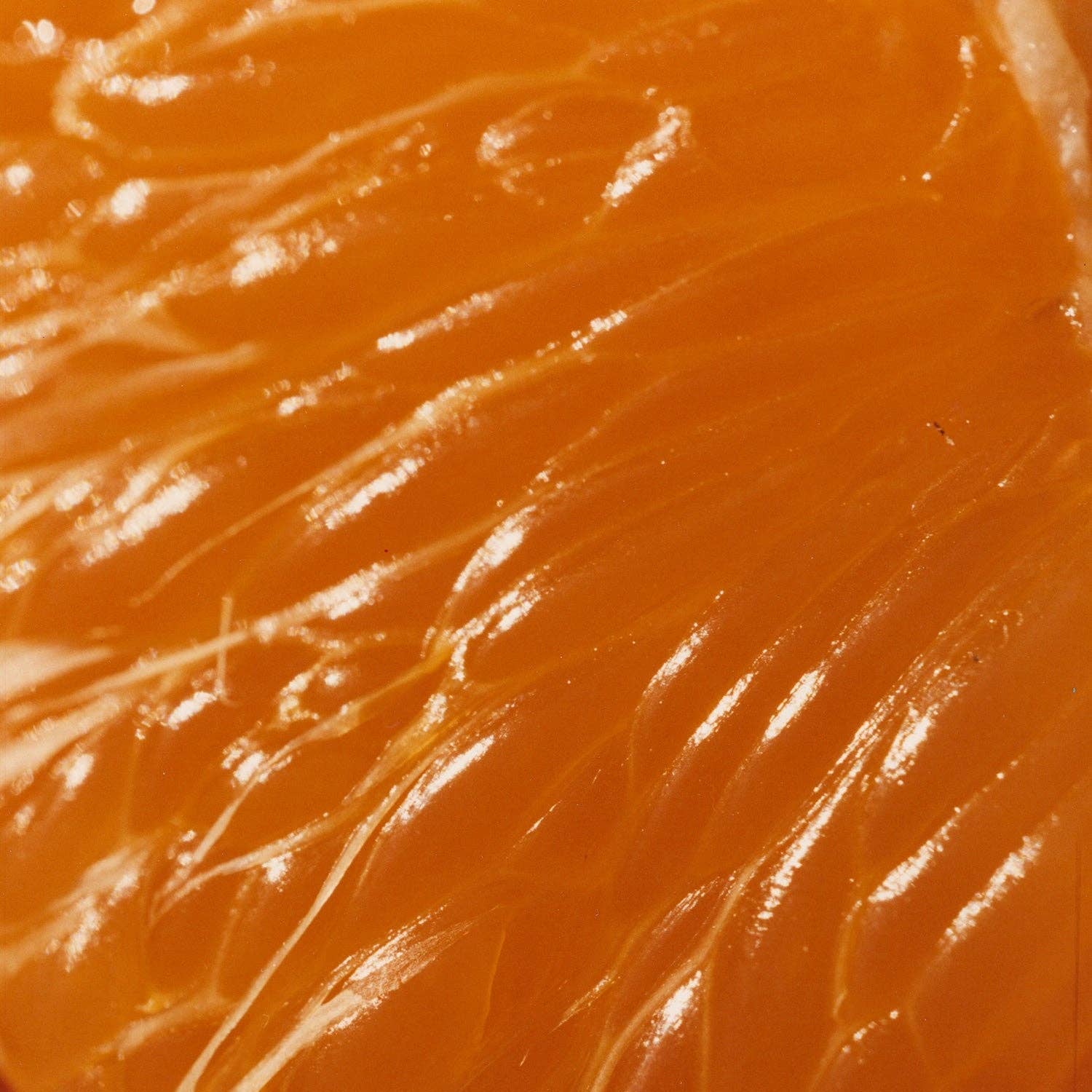 Close-up of an orange peel texture