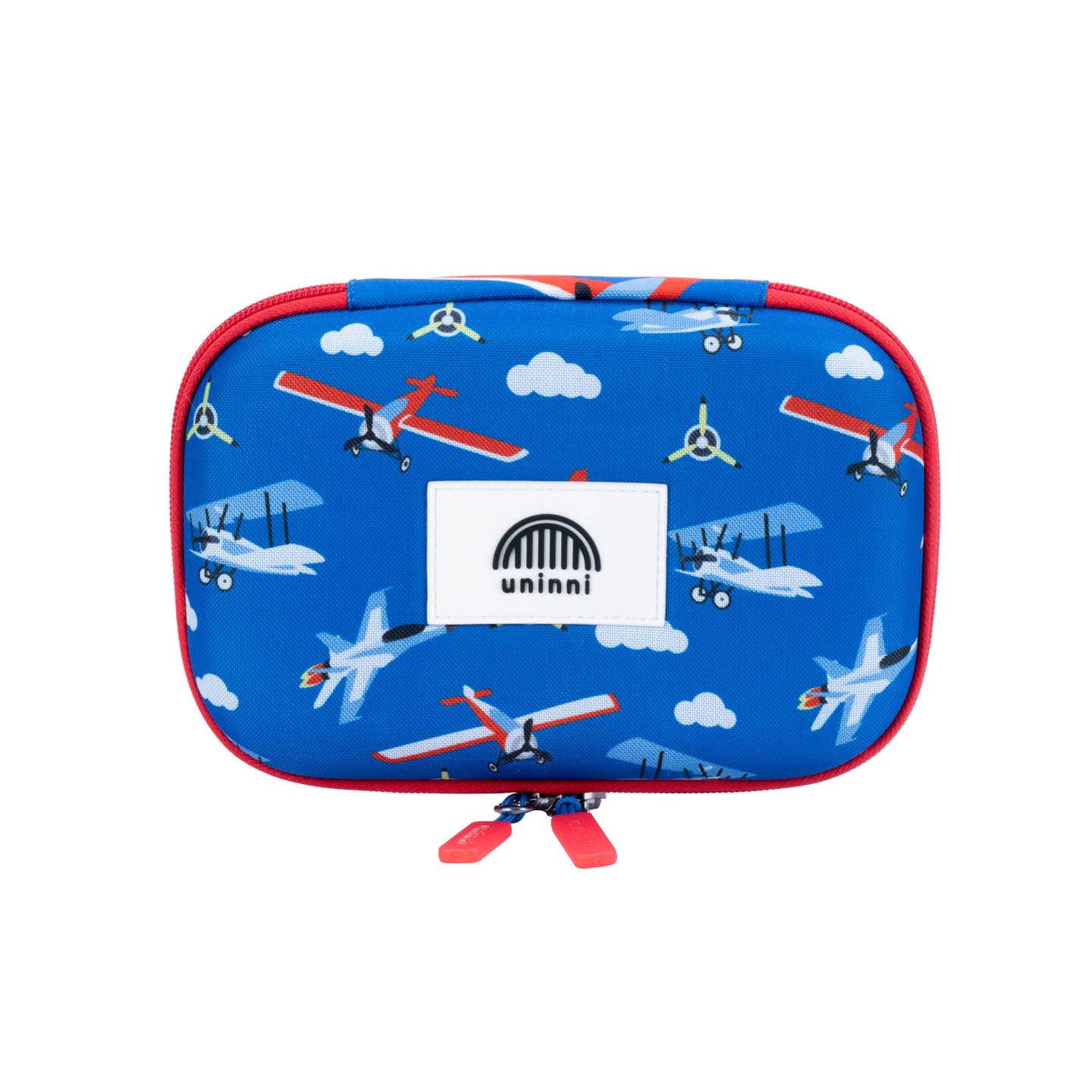Keep your writing tools organized and stylish with the Arden Pencil Case in the Airplane design. This quirky and playful case adds a touch of fun while holding all your pencils, pens, and markers in place